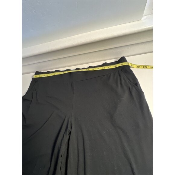 Eileen Fisher Women's Pull On Pants size XL Black  #RN78121 With Pockets - Picture 6 of 9